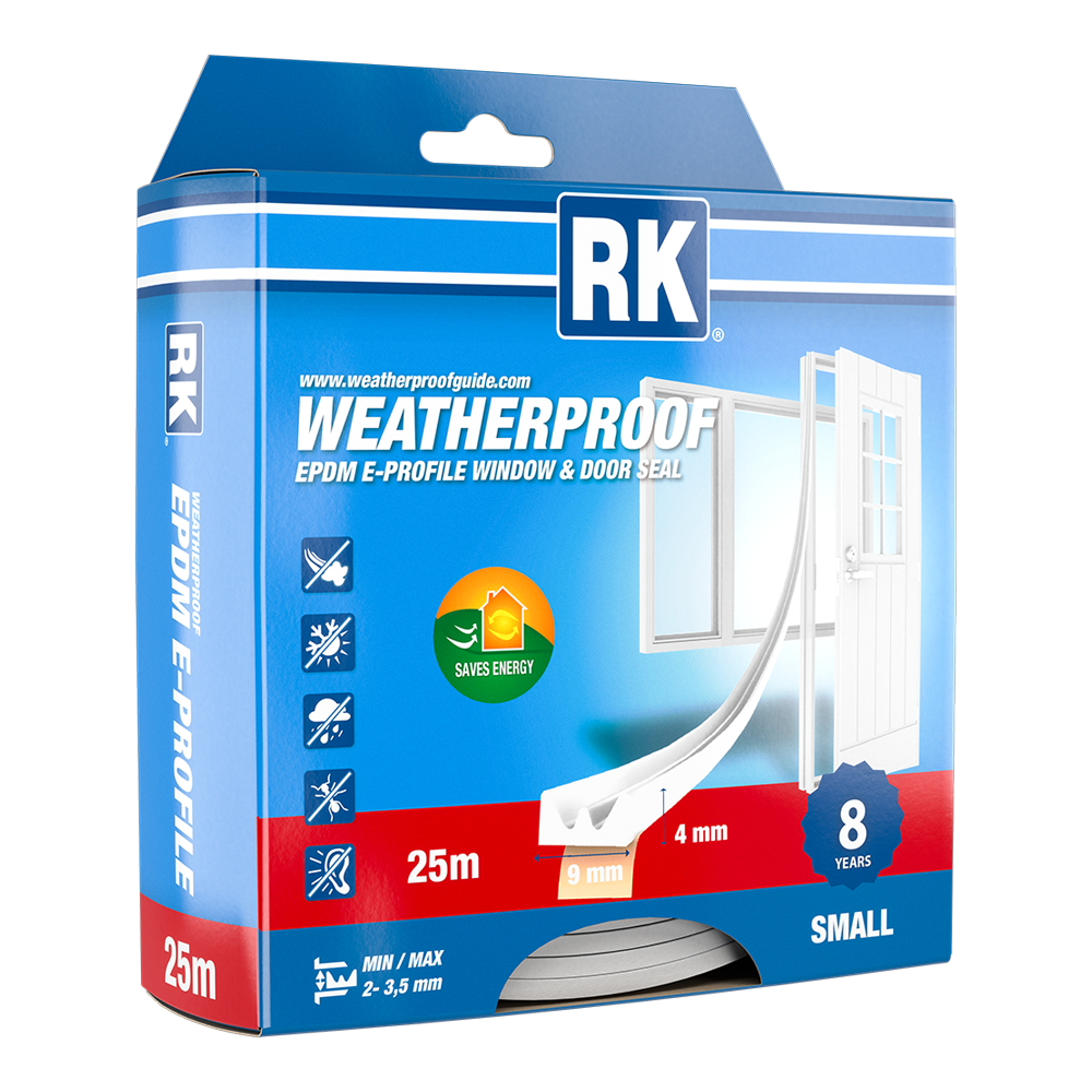 Weatherproof EPDM, E-profile Small
