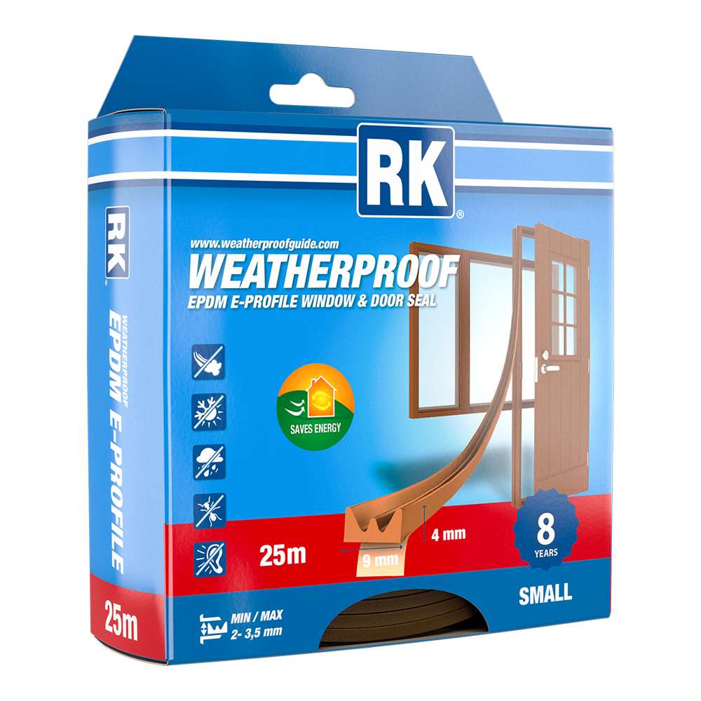 Weatherproof EPDM, E-profile Small